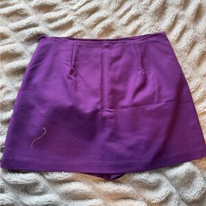 Vibrant Purple Mini Skirt